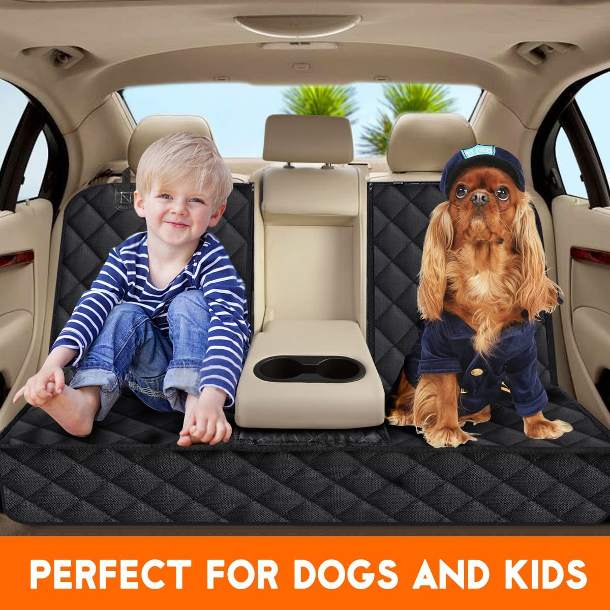 Universal Dog Car Seat Cover – Waterproof, Non-Slip & Durable